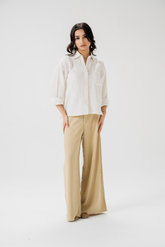 MEADOW BREEZE Textured Button-Down Shirt